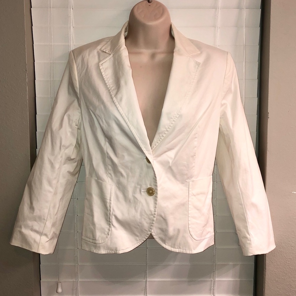 The Limited White Blazer, Sz 4